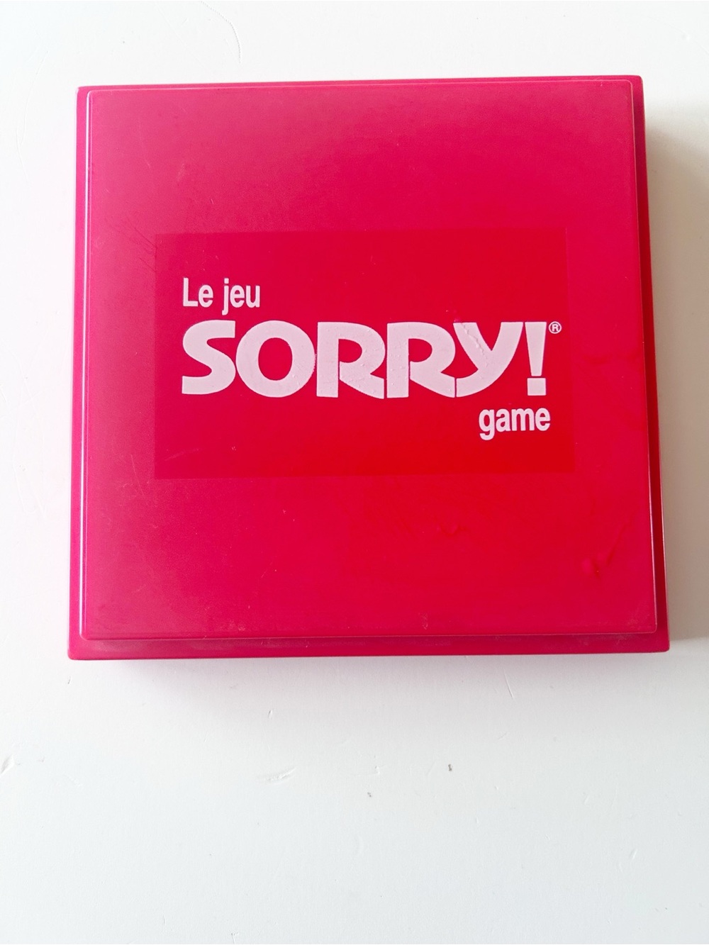 Vintage 80’s SORRY! Family Travel Board Game - For Parts